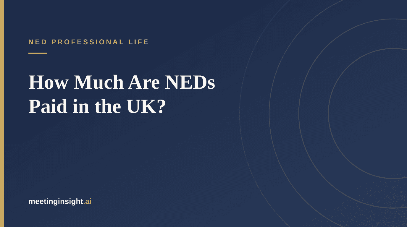How Much Are Non-Executive Directors Paid in the UK?